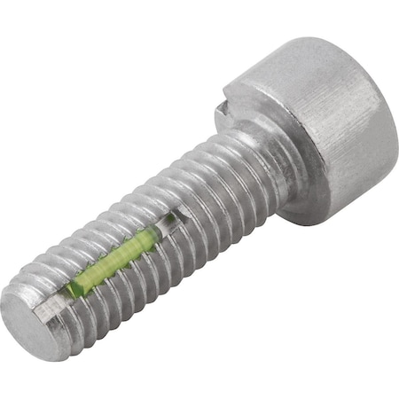 M4 Socket Head Cap Screw, Plain Stainless Steel, 14 Mm Length